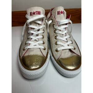 Converse Chuck Taylor Women's Size 10 Gold Shoe Athletic sneaker tennis